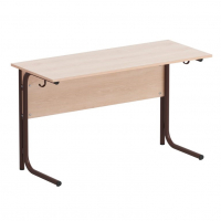 Стол ученический двухместный на круглой трубе - fgospostavki.ru - Рязань