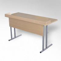 Стол ученический 'Школьник' для кабинета химии с бортиком  - fgospostavki.ru - Рязань