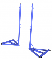 Стойка для бадминтона передвижная без противовеса (без сетки, 2 штуки) - fgospostavki.ru - Рязань