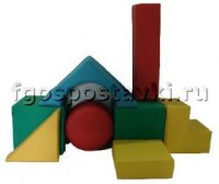 Мягкий модуль-конструктор "Стройка" (8 элементов) - fgospostavki.ru - Рязань