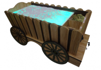 Стилизованный световой стол "Телега" - fgospostavki.ru - Рязань