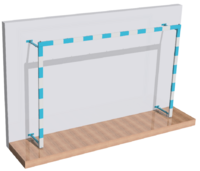 Ворота для гандбола и минифутбола трансформируемые (без сетки, на колесиках) - fgospostavki.ru - Рязань