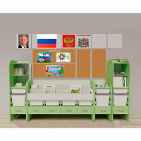 Уголок патриотического воспитания для дошкольников "Россия" Максимальный - fgospostavki.ru - Рязань