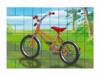 Магнитный пазл "Велосипед" - fgospostavki.ru - Рязань