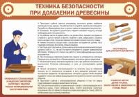 Стенд "Техника безопасности при долблении древесины" - fgospostavki.ru - Рязань