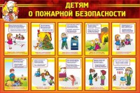 Стенд "Детям о пожарной безопасности" - fgospostavki.ru - Рязань