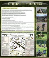 Стенд "Огневая подготовка" Вариант 3 - fgospostavki.ru - Рязань