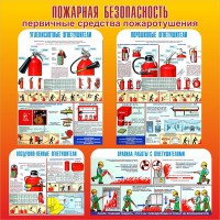 Стенд "Пожарная безопасность" Вариант 2 - fgospostavki.ru - Рязань