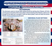 Стенд "Столовые приборы и посуда" - fgospostavki.ru - Рязань