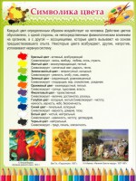 Стенд "Символика цвета" - fgospostavki.ru - Рязань