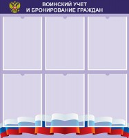 Стенд "Воинский учет и бронирование граждан" - fgospostavki.ru - Рязань