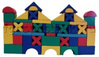 Мягкий модуль-конструктор "Замок" (46 элементов) - fgospostavki.ru - Рязань
