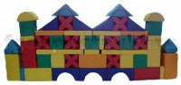 Мягкий модуль-конструктор "Замок" (52 элемента) - fgospostavki.ru - Рязань