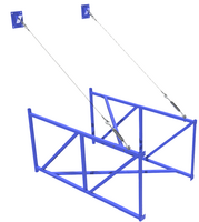 Ферма баскетбольная вынос 2 метра для щита из оргстекла 1,8х.1,05 метра - fgospostavki.ru - Рязань