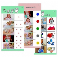 Комплект из 10 карточек "Обучающий калейдоскоп для ДО. Познание. Мой день" - fgospostavki.ru - Рязань