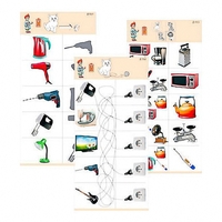 Комплект из 10 карточек "Обучающий калейдоскоп для ДО. Эксперимент. Электричество" - fgospostavki.ru - Рязань