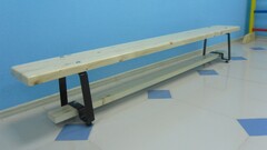 Скамейка гимнастическая (металлические ножки, лак) (2,5 м)  - fgospostavki.ru - Рязань