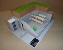 Макет встроенного противорадиационного укрытия (маленький вариант) - fgospostavki.ru - Рязань