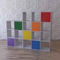 Стеллаж для игрушек и книг "Яркие акценты" - fgospostavki.ru - Рязань