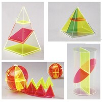 Дополнительный набор прозрачных геометрических тел с сечениями. - fgospostavki.ru - Рязань