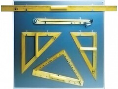 Комплект линеек для школьной доски + доска крепежная (для хранения) - fgospostavki.ru - Рязань