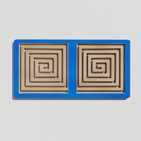 Такт-панель «Синий лабиринт № 3» - fgospostavki.ru - Рязань