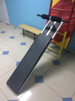 Доска для пресса навесная на шведскую стенку с двумя валиками (длина 1,5 метра) - fgospostavki.ru - Рязань