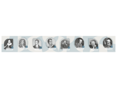 Стенд-лента "Выдающиеся писатели и деятели культуры стран изучаемых языков" (Великобритания) - fgospostavki.ru - Рязань