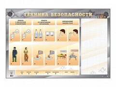 Электрифицированный стенд "Техника безопасности" с маркерными полями - fgospostavki.ru - Рязань