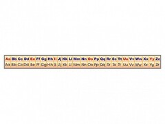 Стенд-лента "Алфавит" (английский язык) - fgospostavki.ru - Рязань