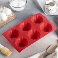 Форма для выпечки силиконовая 6 ячеек - fgospostavki.ru - Рязань