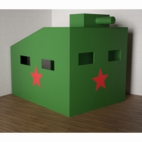 Игровой домик «Танк» - fgospostavki.ru - Рязань