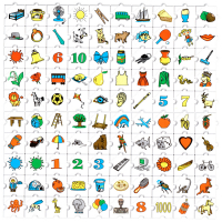 Обучающий конструктор «Мои первые слова» 100 картинок - fgospostavki.ru - Рязань