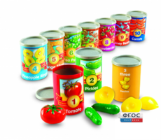 Набор для счета от 1 до 10 "Консервы" - fgospostavki.ru - Рязань