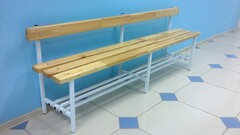 Скамья для раздевалок со спинкой (2,5 метра) - fgospostavki.ru - Рязань