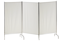 Ширма медицинская из нержавеющей стали без колес 3 секции - fgospostavki.ru - Рязань