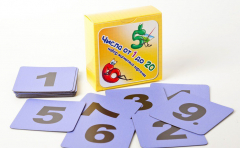 Набор магнитных карточек "Числа от 1 до 20" (фон фиолетовый) - fgospostavki.ru - Рязань