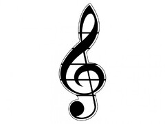 Набор магнитных карточек "Скрипичный ключ "соль" (3 штуки) - fgospostavki.ru - Рязань