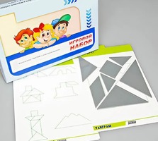 Игровой набор "Танграм" (с комплектом карточек) - fgospostavki.ru - Рязань