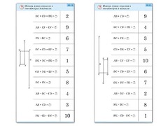 Комплект карточек (10) "Обучающий калейдоскоп. Сложение и вычитание в пределах 10" - fgospostavki.ru - Рязань