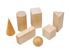 Набор "Тела геометрические" (деревянные) - fgospostavki.ru - Рязань
