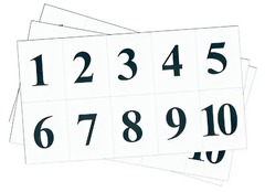 Набор цифр от 1 до 10 (для начальной школы) - fgospostavki.ru - Рязань