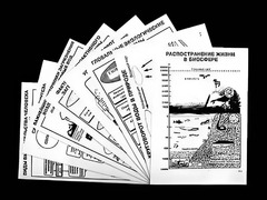 Комплект таблиц по экологии "Биосфера-глобальная экосистема.Вмешательство человека."(ламинированные, А4, 15штук) - fgospostavki.ru - Рязань