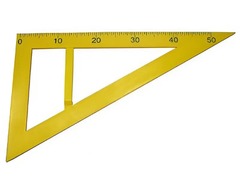 Угольник классный пластмассовый (30 и 60 градусов ) - fgospostavki.ru - Рязань