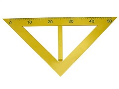 Угольник классный пластмассовый (45 и 45 градусов) - fgospostavki.ru - Рязань