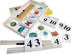 Счетная лесенка (ламинированная, с магнитным креплением) - fgospostavki.ru - Рязань