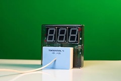 Датчик температуры с независимой индикацией (термометр демонстрационный) - fgospostavki.ru - Рязань