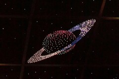 Потолок "Звездное небо с анимационным фибероптическим эффектом сатурн" - fgospostavki.ru - Рязань