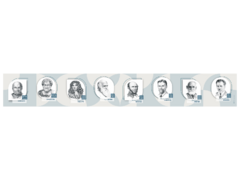 Стенд-лента "Выдающиеся ученые-биологи" - fgospostavki.ru - Рязань