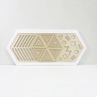 Декоративная тактильная панель - «Рельефные многоугольные формы» - fgospostavki.ru - Рязань